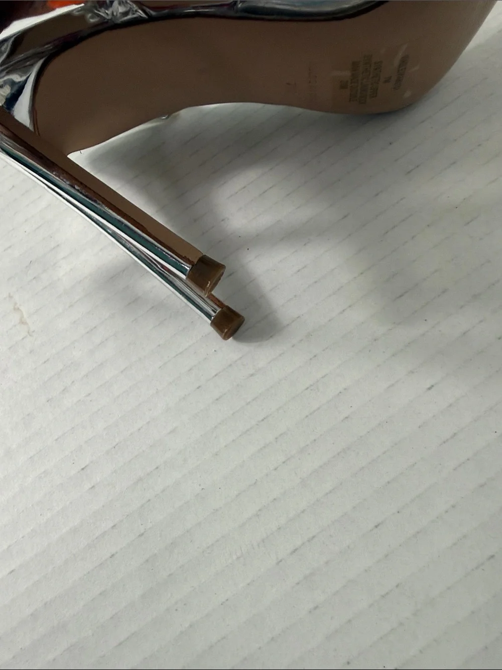 Steve Madden silver stiletto